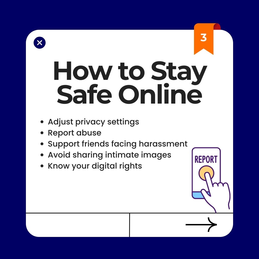 EVA_Nigeria's tweet photo. Cyberbullying hurts.
For girls, it silences.
For many, it destroys confidence & limits access to SRHR information online.
Let’s change that.
Swipe for facts ➡️
Tag someone, repost, comment to create more awareness.
#SafeOnlineToo
#16DaysOfActivism2025
#SafeToSurf https://t.co/lEJz8DdrIi