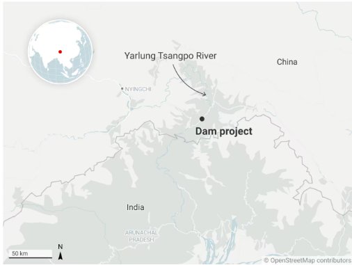 Raghvendra130's tweet image. China’s new mega-dam on the Yarlung Tsangpo — which becomes the Brahmaputra downstream — isn’t just a hydropower project. It’s a geopolitical lever. 1/4
#Tibet #Yarlung #HydroProject
@skyscraperfff @massan_jc @FreeAll_protest @BAFoTTibet @TibetPeople @BuddhismTibet @CultureTibet