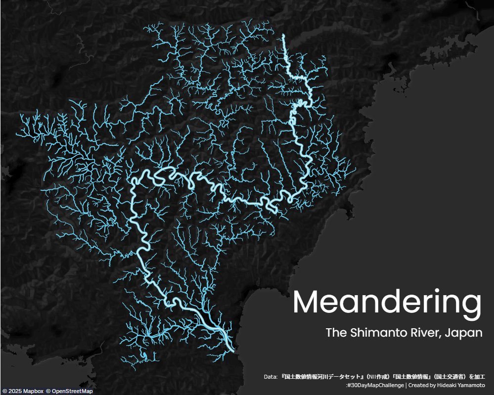 _Chasoso's tweet image. #30DayMapChallenge Day20:Water
I visualized the Shimanto River in Shikoku, a place I hope to visit someday.
I created it using #Tableau.

public.tableau.com/app/profile/hi…