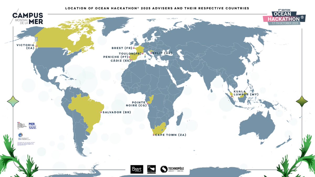 #Startup #Ocean #Concours : Ocean Hackathon® 2025 :  la Grande Finale Internationale à Brest
Rendez-vous le 2 décembre 2025 à Brest pour la Grande Finale  Internationale qui désignera les trois gagnants de la 9ᵉ édition d’Ocean  Hackathon®.