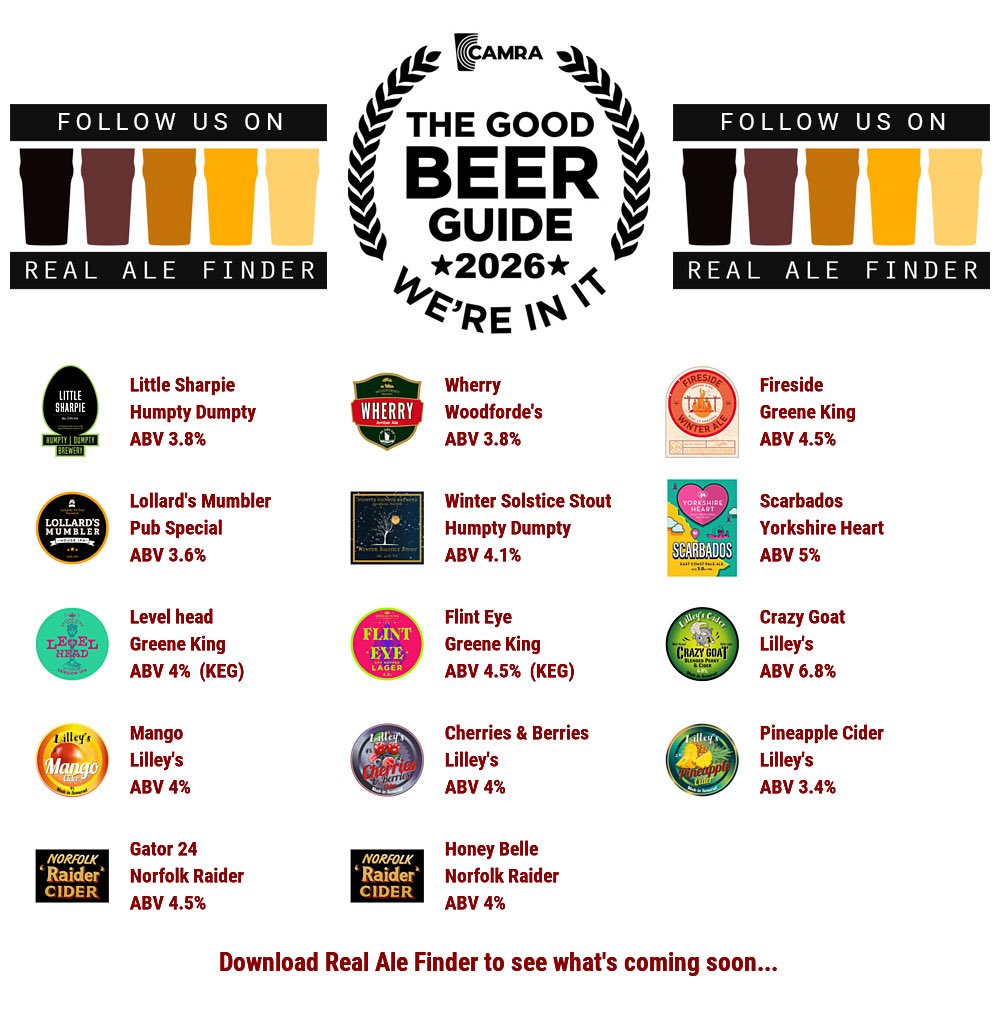 Lollards_Pit's tweet image. ⁦@NorwichCityFC⁩ #matchday #OTBC ⚽️Open from 11am 🟡
bit.ly/2op69fb
#goodbeerguide @CAMRA_Official @HDBrewery @WoodfordesBeer  @greeneking #PubSpecial @Yorkshire_Heart @lilleyscider @RaiderCider 
#RealAleFinder ⁦@proudcanaries⁩ ⁦@NorwichPubs⁩