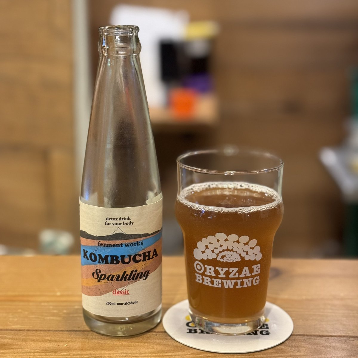 k97025's tweet photo. #craftkombucha
#FermentWorks
#NoneAlcoholKombucha
#KombuchaSparkling
#DrinkLocalCraftKombucha https://t.co/LubkmxK4Sm
