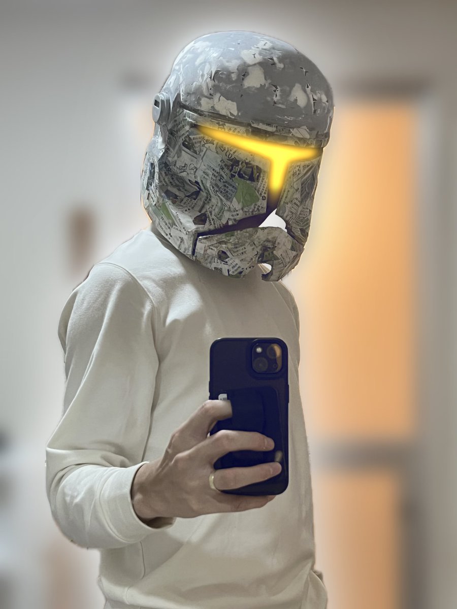 めっさ久しぶりにダンボールヘルメットの作業したでな