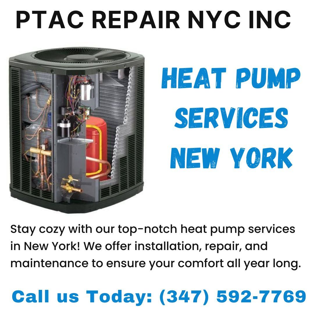IncPtac's tweet image. Stay cozy with our top-notch heat pump services in New York! We offer installation, repair and maintenance to ensure your comfort all year long. Call us: (347) 592-7769 or visit: ptacrepairnyc.com
#HeatingProblems, #FixMyHeat, #HeatPumpRepair, #BoilerService, #FurnaceRepair
