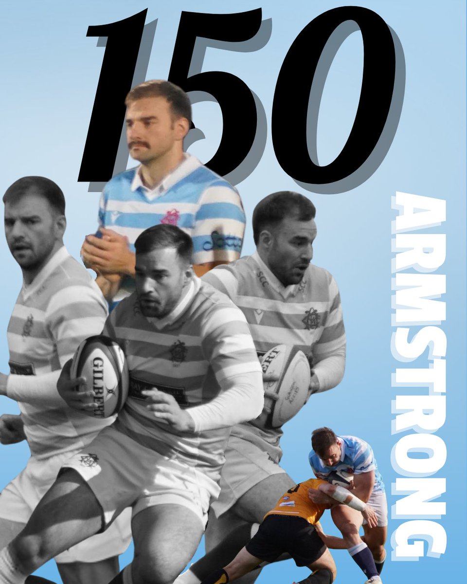 50 UP 👏

Congratulations to Neil Armstrong, who will play his 150th 1XV game for the club today ⚪️🔵

#oldestclubinscotland
#edinburghaccies
#MTB