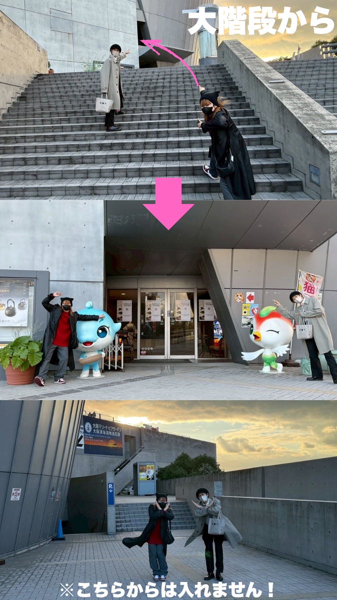 muko2kc's tweet image. TEMPO HARBOR THEATER までの行き方💁‍♂️

Osaka Metro中央線｢大阪港駅｣ 1.2番出口から徒歩約5分
海遊館のすぐ近くの劇場です🐟

お車でお越しの際は駐車場がございませんので、近隣のコインパーキングにお停め下さい💁‍♂️

#おかきバースデー　#ムコムコ