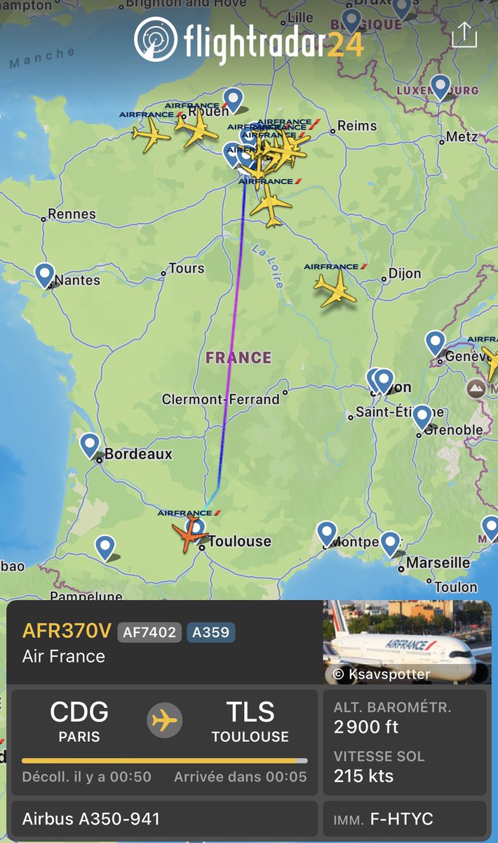 AeroGazette's tweet image. ❗️Face à l’immobilisation imprévue d’une partie de sa flotte d’Airbus #A32X, Air France🇫🇷 utilise ce week-end des appareils gros porteurs sur son réseau France / Europe

🔸Madrid en Boeing 777
🔸Barcelone en Boeing 787
🔸Toulouse en Airbus A350
…

#avgeek #A320
