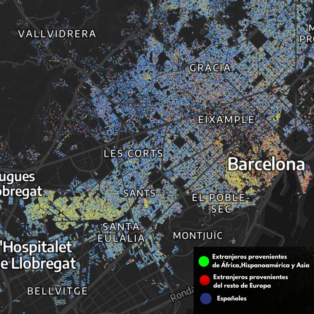 RobertoVaquero_'s tweet image. Muy atentos al mapeado que ha aportado &apos;elDiario.es&apos; con el objetivo de evidenciar la situación de &quot;segregación&quot; en la que se encuentra la comunidad inmigrante en España. 

Si observamos los mapas, podemos sacar, por lo menos, dos conclusiones de importancia: 

En…