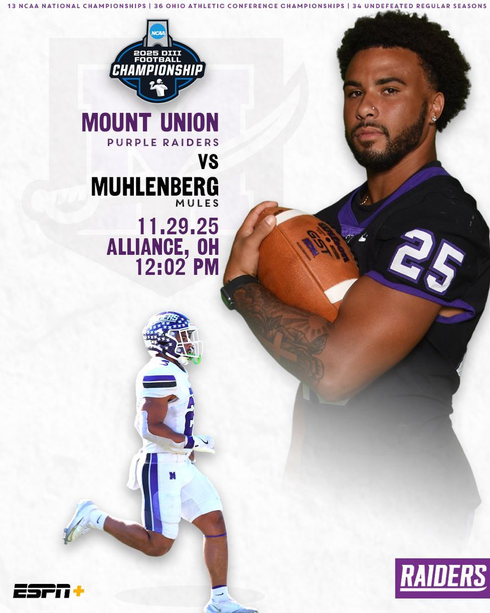 Mount Union Purple Raiders tweet media
