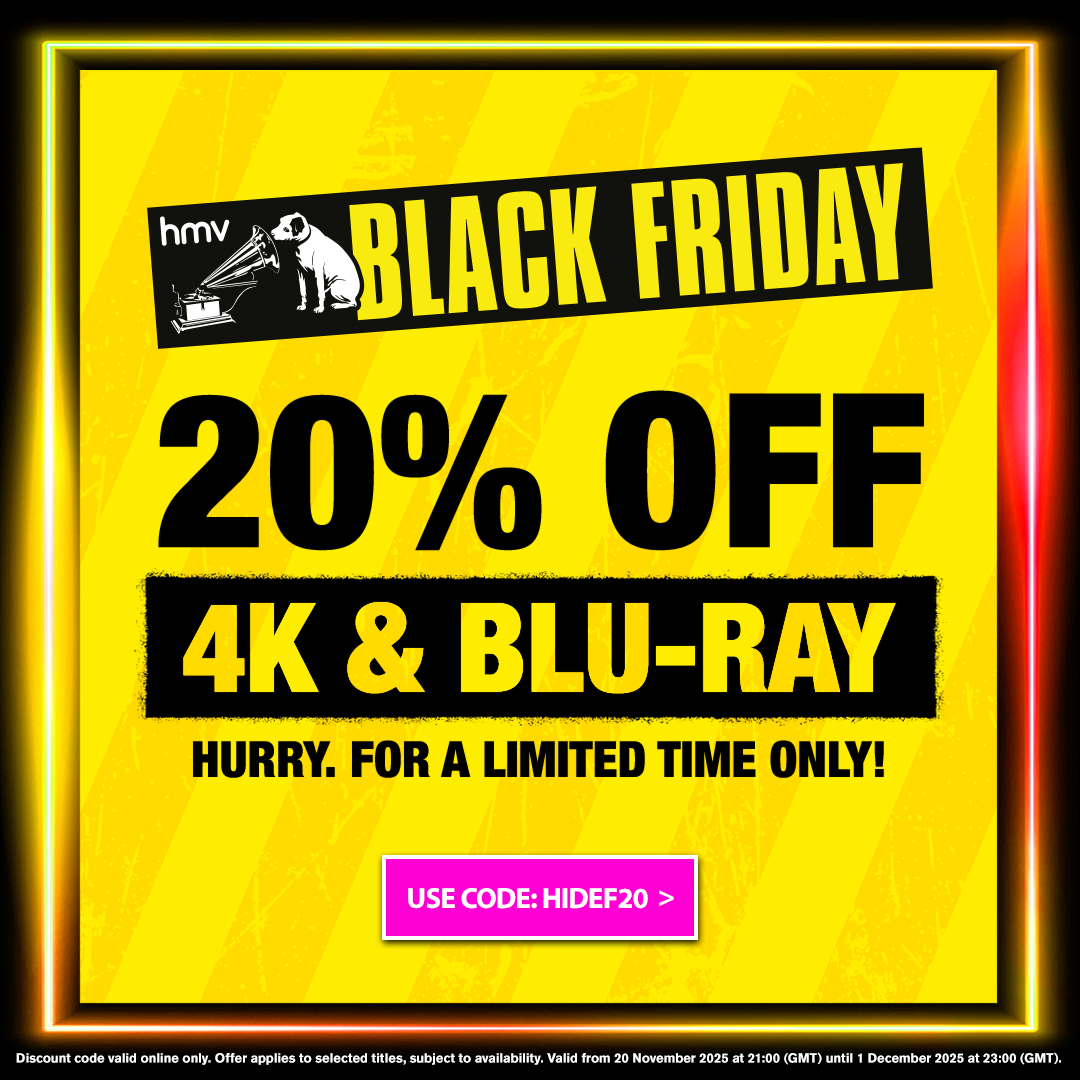 From cinephile classics to the latest blockbusters.  Now 20% OFF in HI DEF at hmv.

Shop now 👉 ow.ly/oUx450XyY0e

#hmvdeals #crazydeals