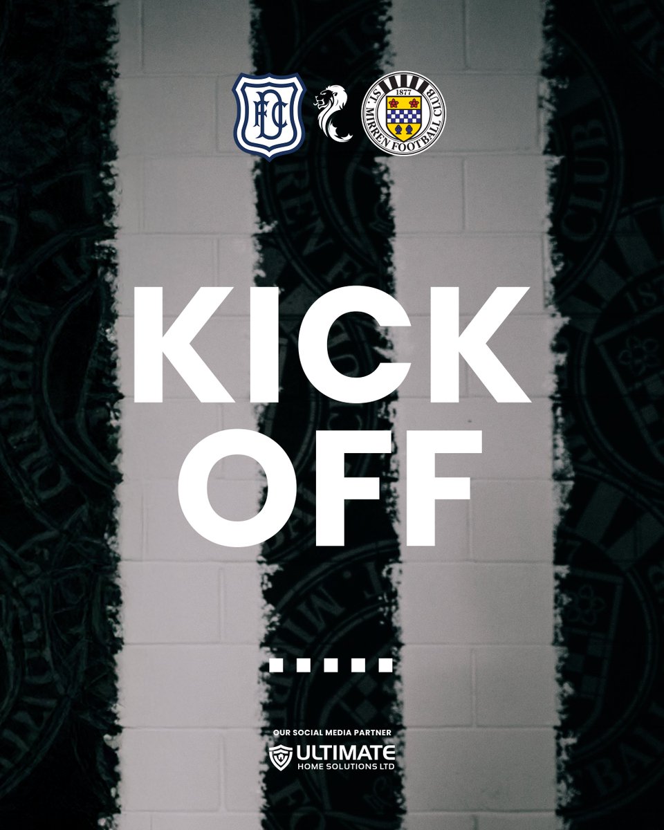 We are underway at Dens.

COME ON YE SAINTS!!! ⚫️⚪️⚫️