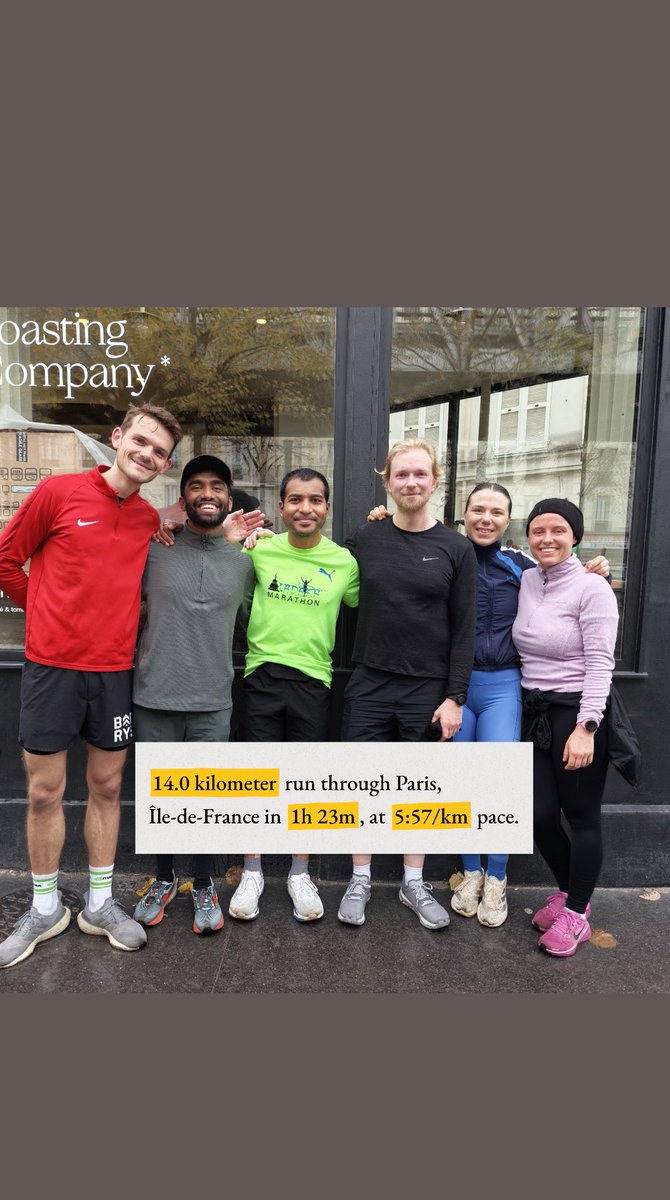 Test Run on the Official 10K Tour Eiffel with OUTRUN. ⁦<a href="/fxln22/">Felix Lorenzen</a>⁩ ⁦<a href="/ErikKaum/">Erik Kaunismäki</a>⁩