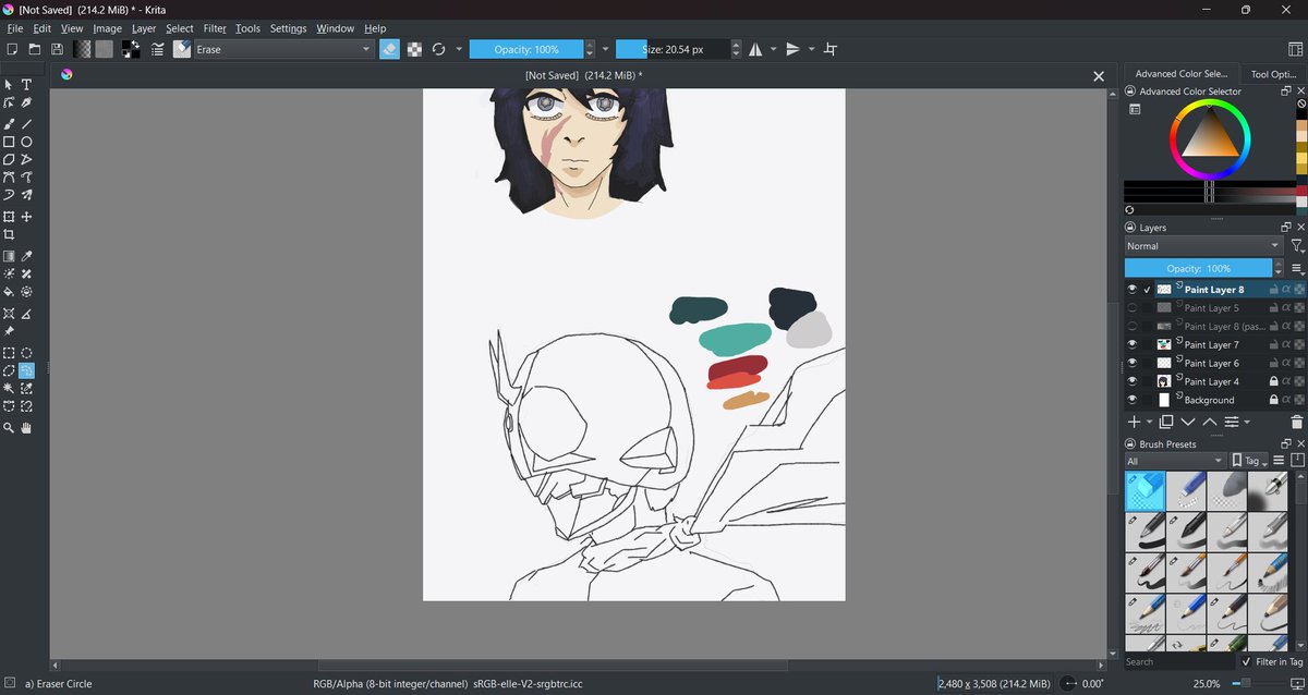 atomdotmp4's tweet image. man whoever recommended krita, i love you