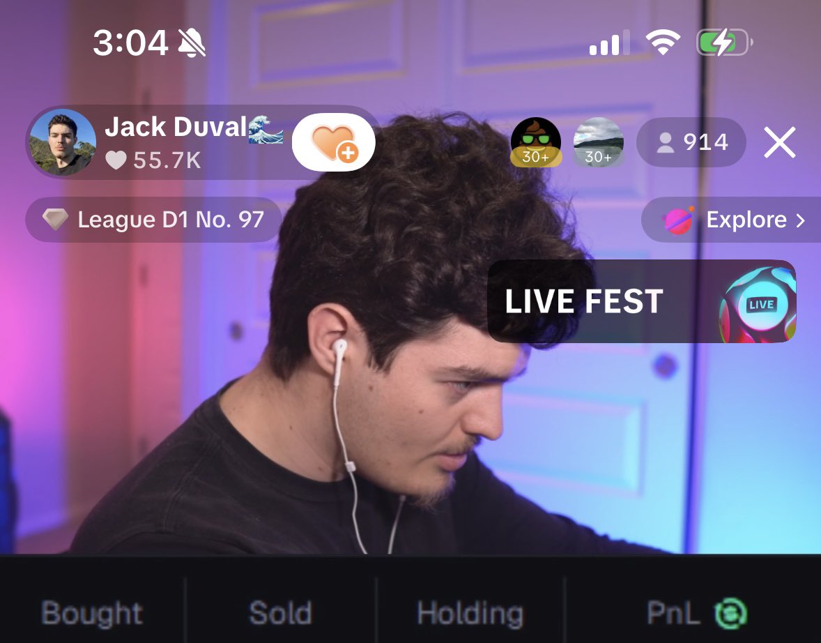 over 150,000 people have seen my live

1,000 concurrent 

10,000 plus comment about the space 

“retail doesn’t care about memecoins”