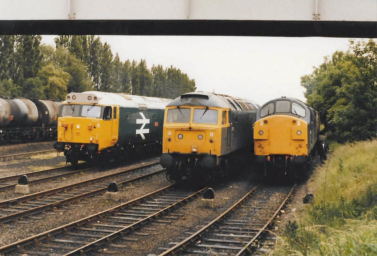 York Holgate 37062 47111 50045 on the 22nd June 1985