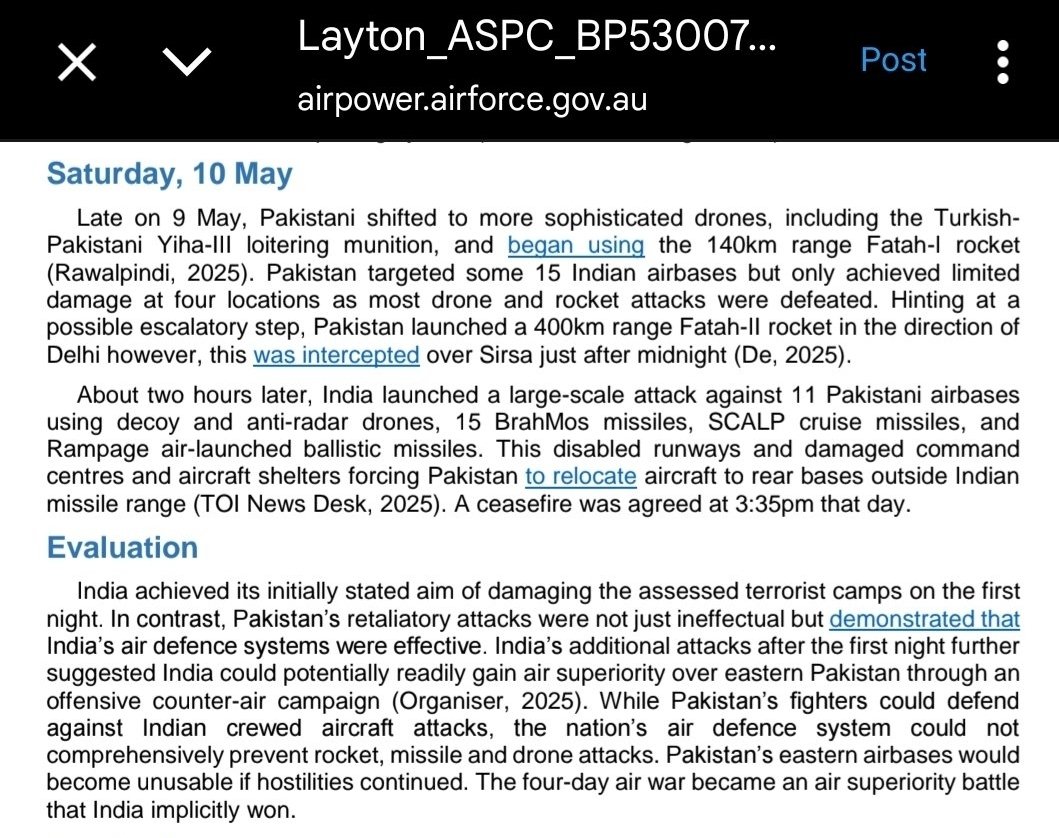 #OperationSindoor 
#PahalgamTerroristAttack 
#Pahalgam 
#India #Pakistan <a href="/PMOIndia/">PMO India</a>
<a href="/DefenceMinIndia/">रक्षा मंत्री कार्यालय/ RMO India</a> <a href="/HMOIndia/">गृहमंत्री कार्यालय, HMO India</a>
<a href="/MEAIndia/">Randhir Jaiswal</a> <a href="/adgpi/">ADG PI - INDIAN ARMY</a> <a href="/HQ_IDS_India/">HQ IDS</a>

Propaganda comes with short shelf life. Truth prevails. As in this case 👇 Repeat, if terrorism happens again 😉