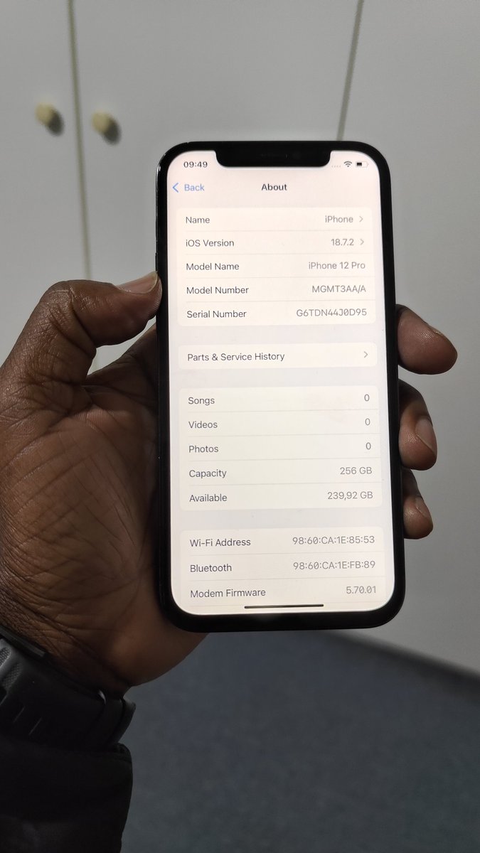 GeneralplugUno's tweet image. 12 pro 

256gb

HB 98

R5000