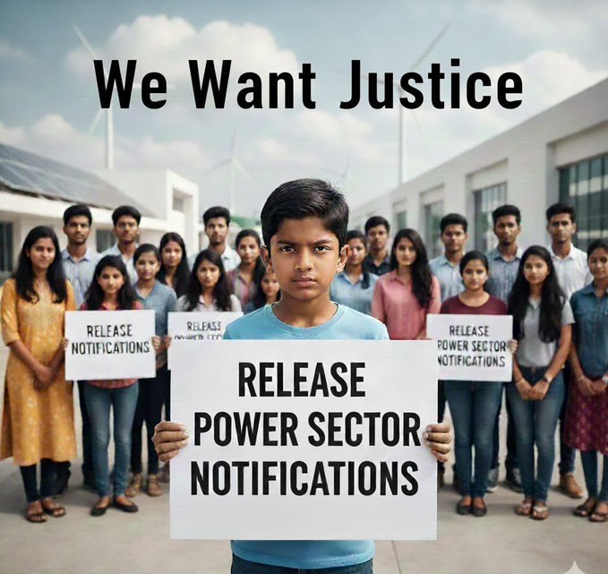 kkm_220's tweet photo. @Bhatti_Mallu @revanth_anumula @KTRBRS @BRSHarish @TeluguScribe Sir Please Release TGTRANSCO,TGNPDCL, TGSPDCL Assistant Engineer, 
Sub Engineer, Junior Lineman Notifications mentioned in job calendar October-2024. You promised several times to release notifications soonly. https://t.co/nIhNJrln2Y