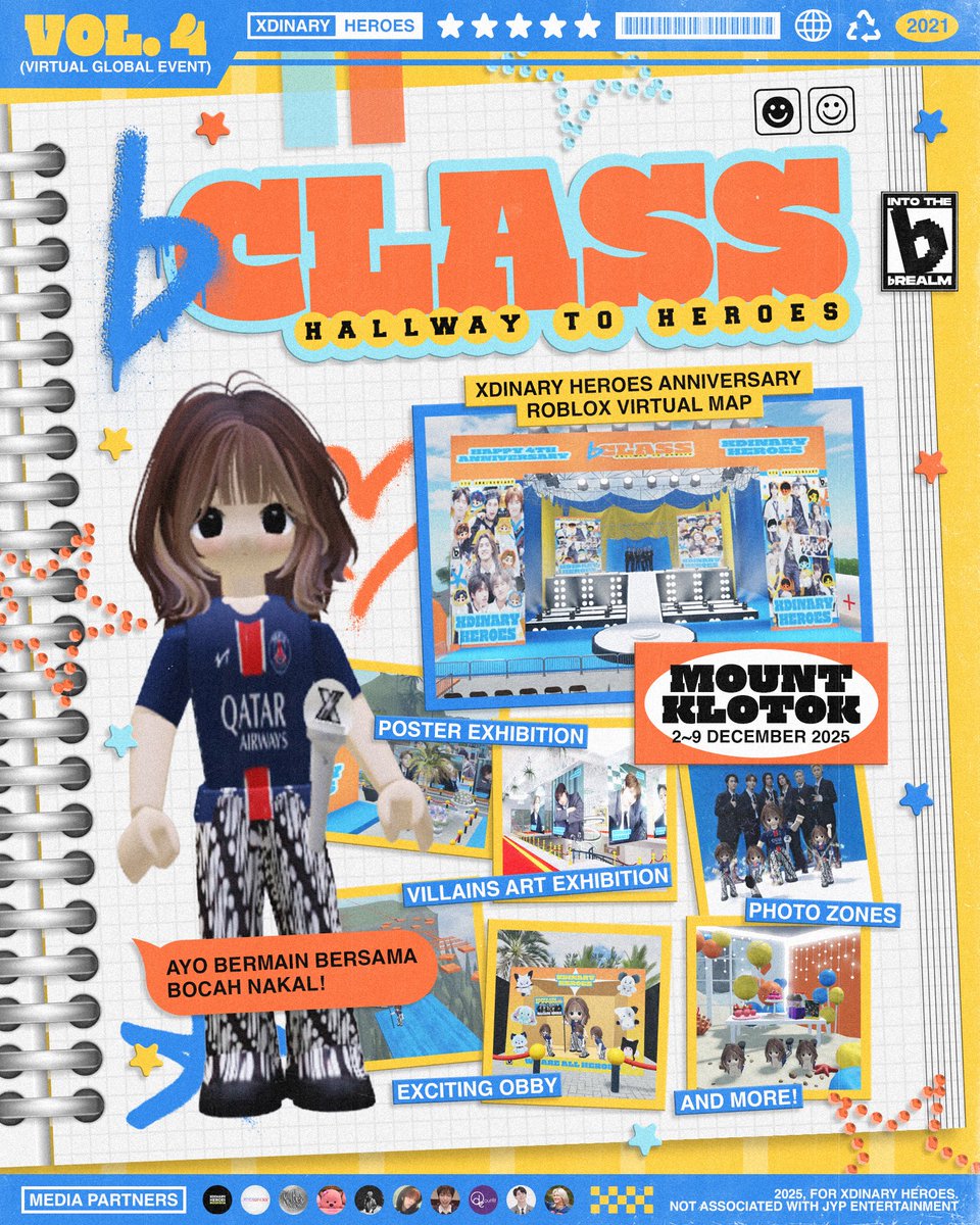 &lt;A New World of ♭Virtual&gt;

🔗vt.tiktok.com/ZSfC7mRAx/

Only a week! #b_Virtual just gotten to another level 🆙 Prepare your best outfit and let's rock the 4th anniversary of Xdinary Heroes virtually from all around the world through Villains virtual world 😈

Available only at
