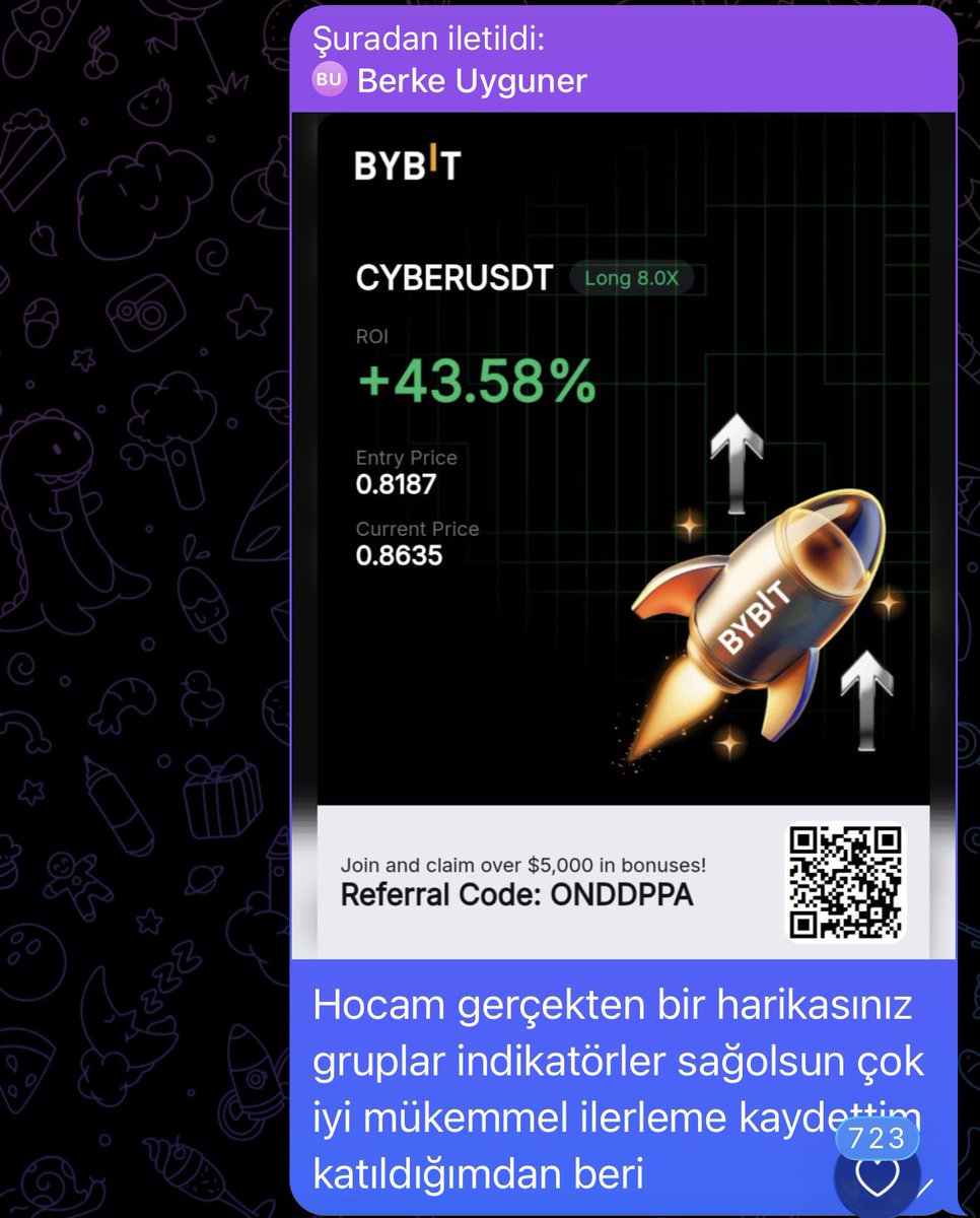 Cyber Harikalar Yaratıyorsun hayatım $ 

Altcoinler iyi olsa vallaha harika ilerleyecek …. $