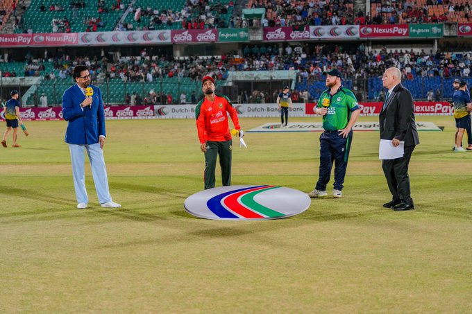IRE won the toss opt to bat vs BAN in 3rd T20I 