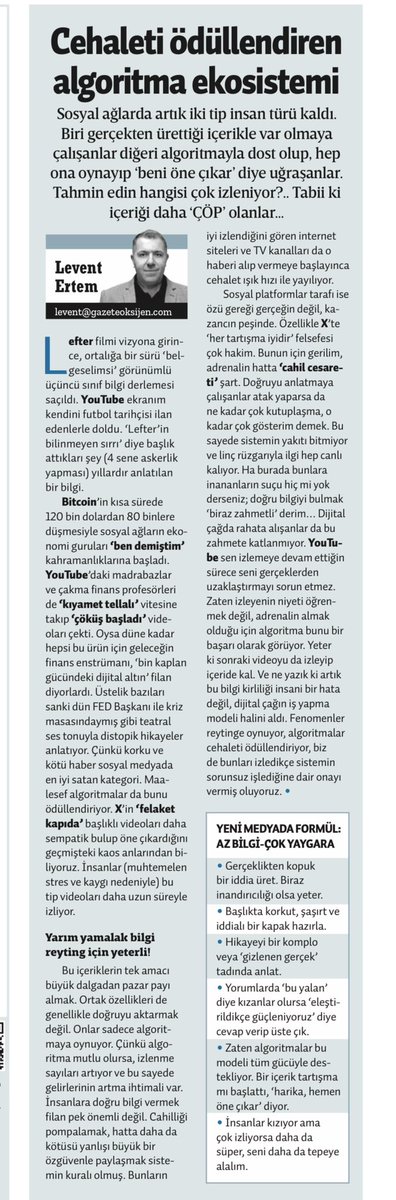 VİRAL=Cahil cesareti+algoritma

(Beşinci sınıf bilgiyle
Birinci sınıf yaygara)