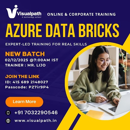 KLvisualpath99's tweet image. 📅 Demo Kickoff Details:
👨‍🏫 Trainer: Mr. Lijo – Azure Databricks Specialist
🗓️ Date: December 2nd, 2025
⏰ Time: 7:00 AM IST
🔗 Join Live: teams.microsoft.com/meet/415689214…
👨‍🏫 Meeting ID: 415 689 2148027
🔗 Passcode: PZ7ir9P4
🌐 Course Info: visualpath.in/online-azure-d…
@VisualpathPro #Azure