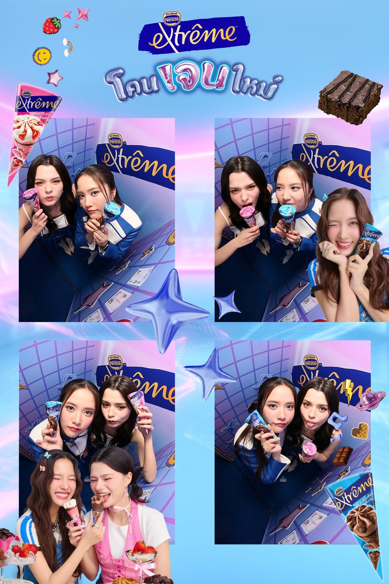 🍦🩷💙✨

NESTLÉ EXTREME X FREENBECKY
#Extremeโคนเจนใหม่กับน้องฟรีนเบ็คกี้  
#NestleExtremeโคนเจนใหม่ #NestleExtreme

#solennEntertainment #srchafreen 
#freenbecky