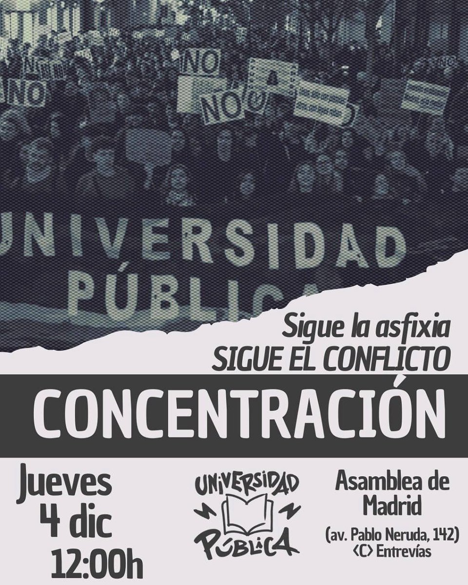 Próxima parada 4D: Enmienda a los  presupuestos de la <a href="/ComunidadMadrid/">Comunidad de Madrid</a>!!!  Por Una Universidad Pública y de Calidad 💚💚💚#SalvemosLaPublica 
#LaPublicaSeDefiende 
#ALasCallesPorLaPública
<a href="/EVicianaDuro/">Emilio Viciana</a>
<a href="/joaquingoyache/">Joaquingoyache</a>
<a href="/DianaMorantR/">Diana Morant</a>
<a href="/unicomplutense/">Complutense</a>
<a href="/IdiazAyuso/">Isabel Díaz Ayuso</a>
<a href="/Pilar_Alegria/">Pilar Alegría</a>