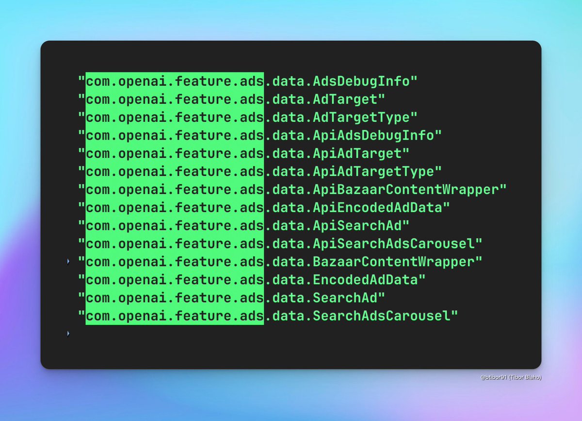 Ads feature flags list