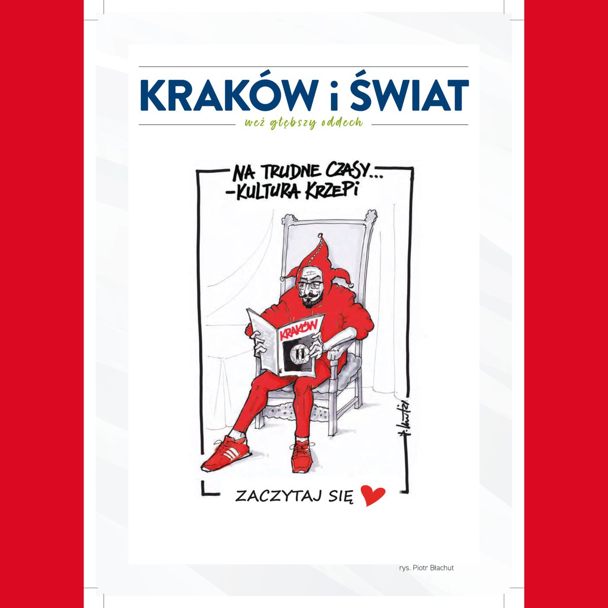 KRAKÓW I ŚWIAT po szalonym roku. Gdy papier umiera, algorytmy podszywają się pod autorów, a kultura topi się w lifestyle’u — my nadal trzymamy kurs na gruby żurnał, druk i prawdziwe rozmowy. Bez miejskich etatów. Za to z wiarą, że kultura ma sens. I z Wami.
Wyszliśmy z ram