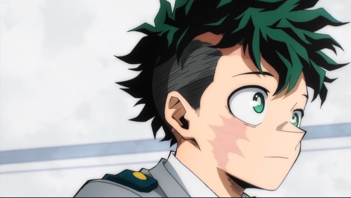 Aquí fue cuando a Izuku le llego la idea de volverse maestro por cierto