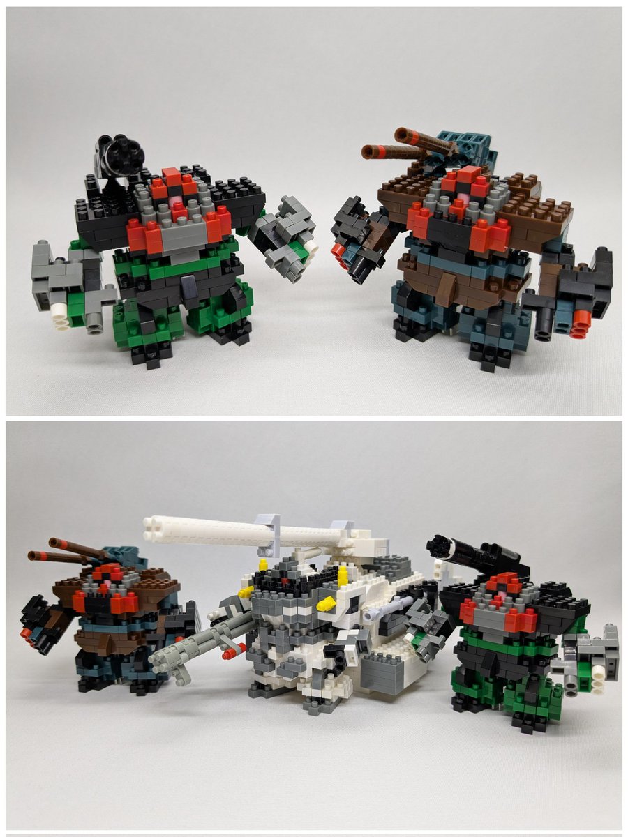 fffffff804's tweet image. #ドム・キャノン
キャノンタイプは良い。
#ナノブロック
#ガンダム　#ドム