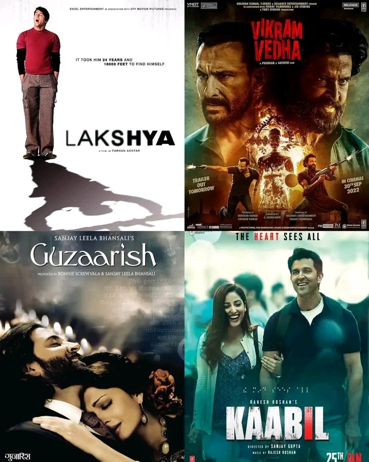 Gaurav_HRX's tweet image. Hrithik&apos;s Underrated Films :- 

#HrithikRoshan