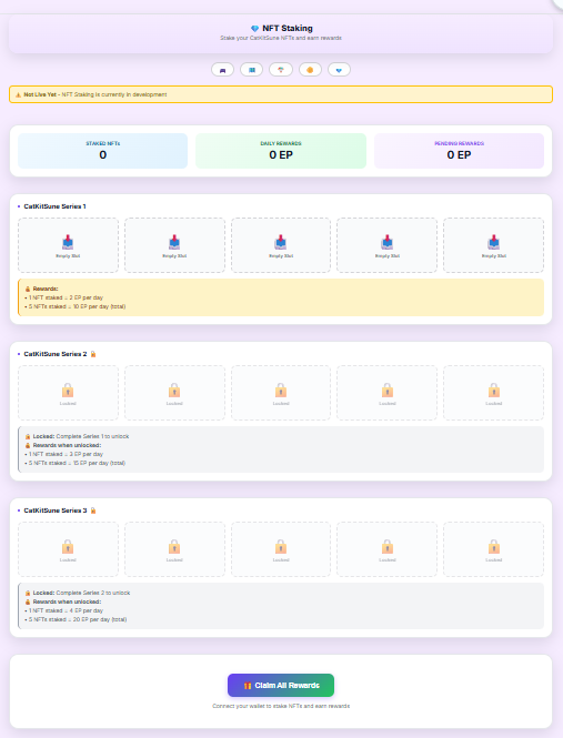 🚀 The CatKitSune ecosystem is growing step-by-step… and the journey has just begun!

Our website is currently under development, so not everything is fully functional yet — but big features are on the way. 👀

Check out the evolving platform here 👇
🌐 catkitsune.xyz