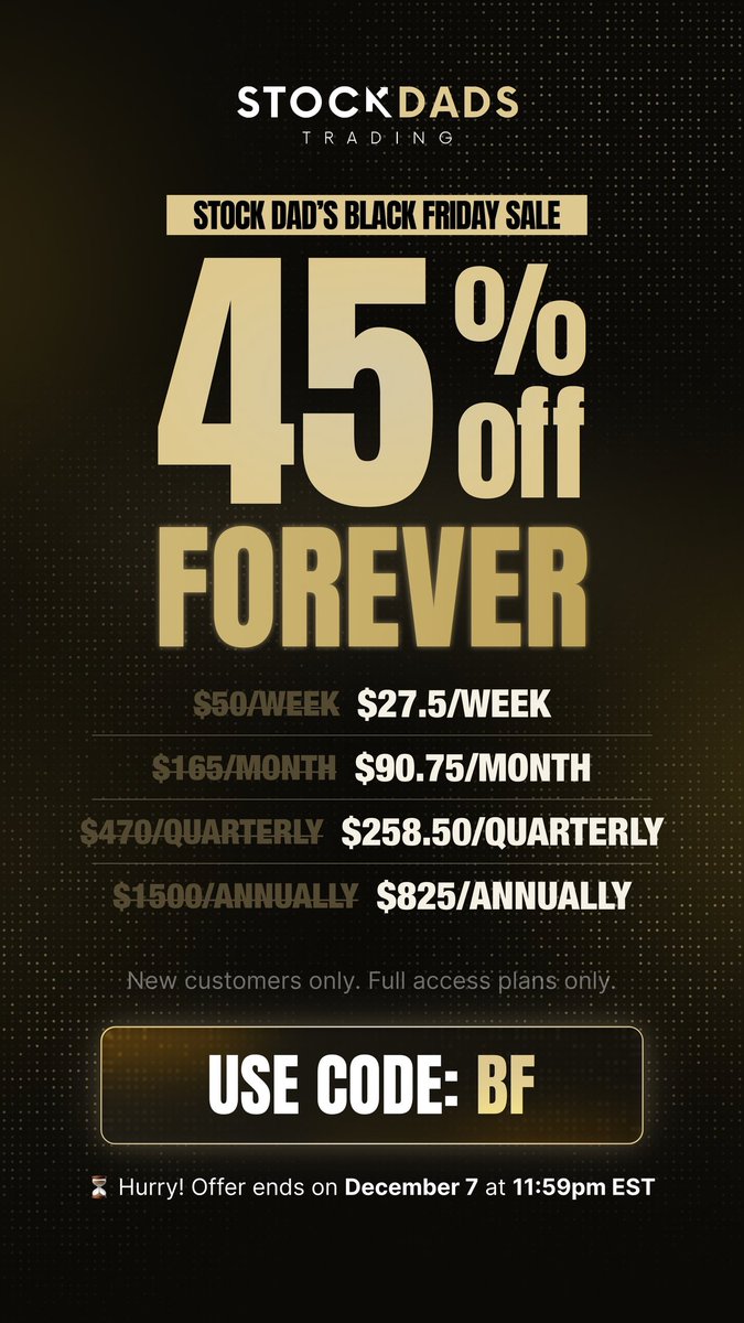 AmmarofTrades's tweet image. By popular demand we are restarting the SAC. Use link to follow 👇
whop.com/stockdads/?a=a…