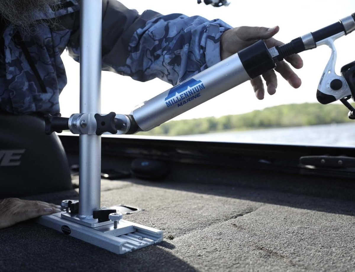 Precision Fishing with the Spyderlok Rod Tree! Perfect for any boat, our rugged design makes it easy to securely mount and adjust with Spyderlok teeth for that perfect angle. Saltwater or freshwater, we’ve got you covered.

#FishMillennium #MillenniumMarine #boatseat #fishing