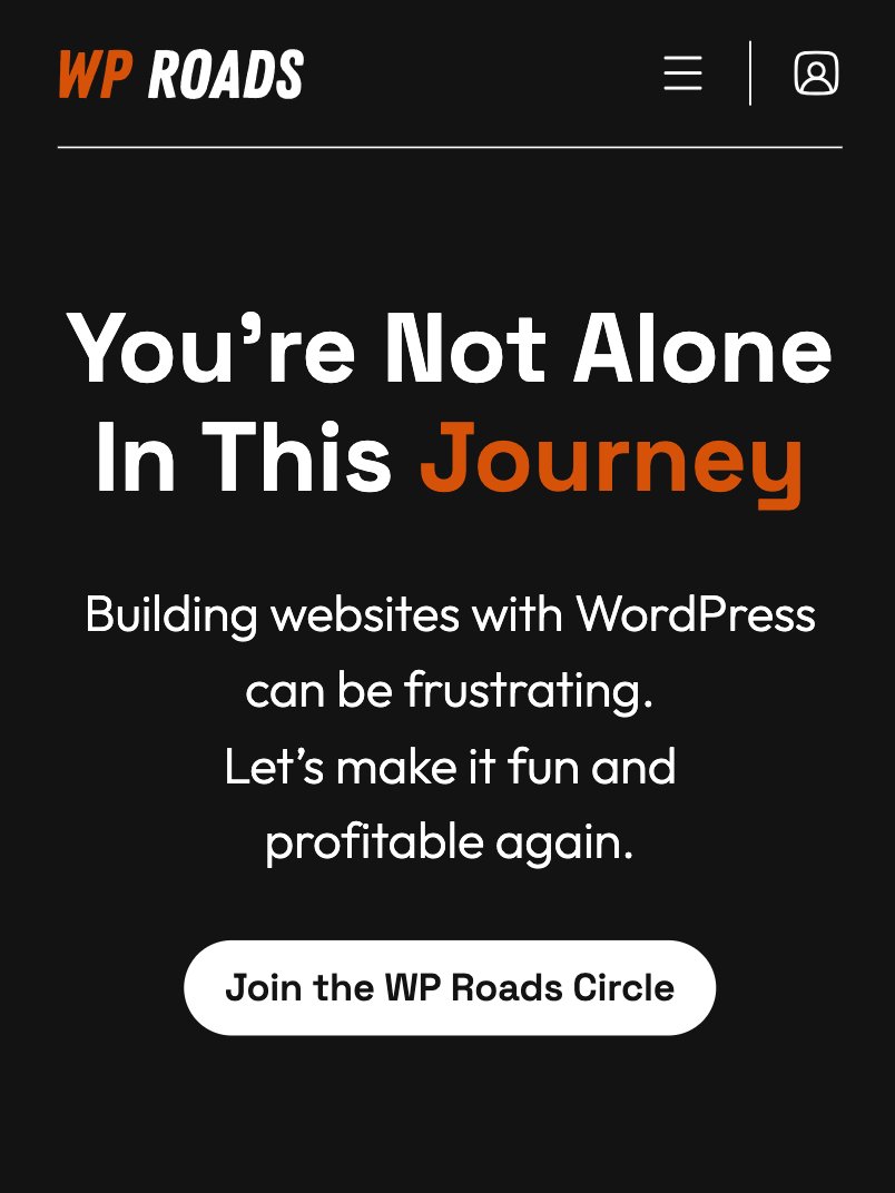 wproads's tweet image. I just had to add a few free plugins to control the responsive part and the custom icons.