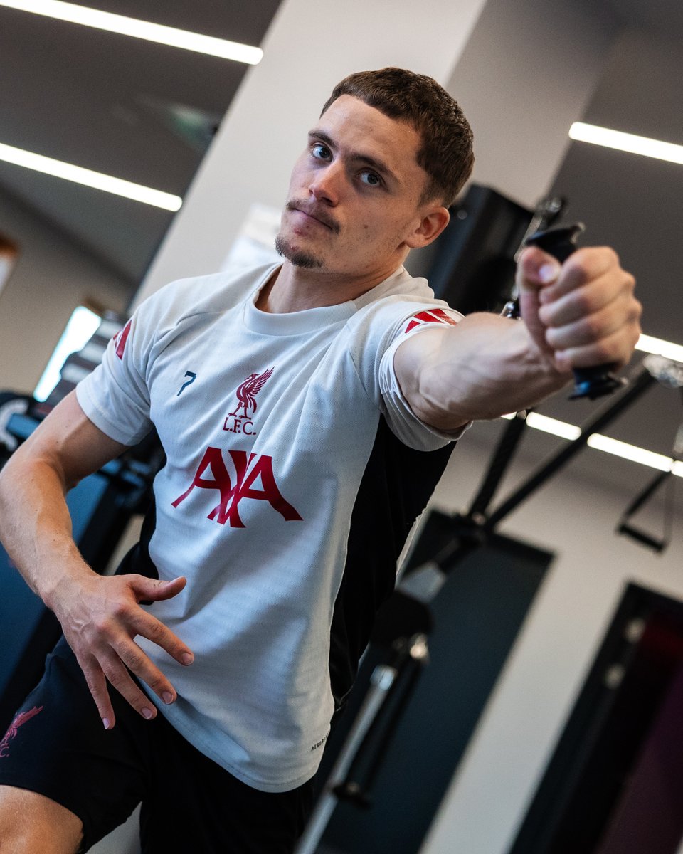 FlorianFocus's tweet image. Wirtz has already added 2.5 kg of lean muscle since joining Liverpool