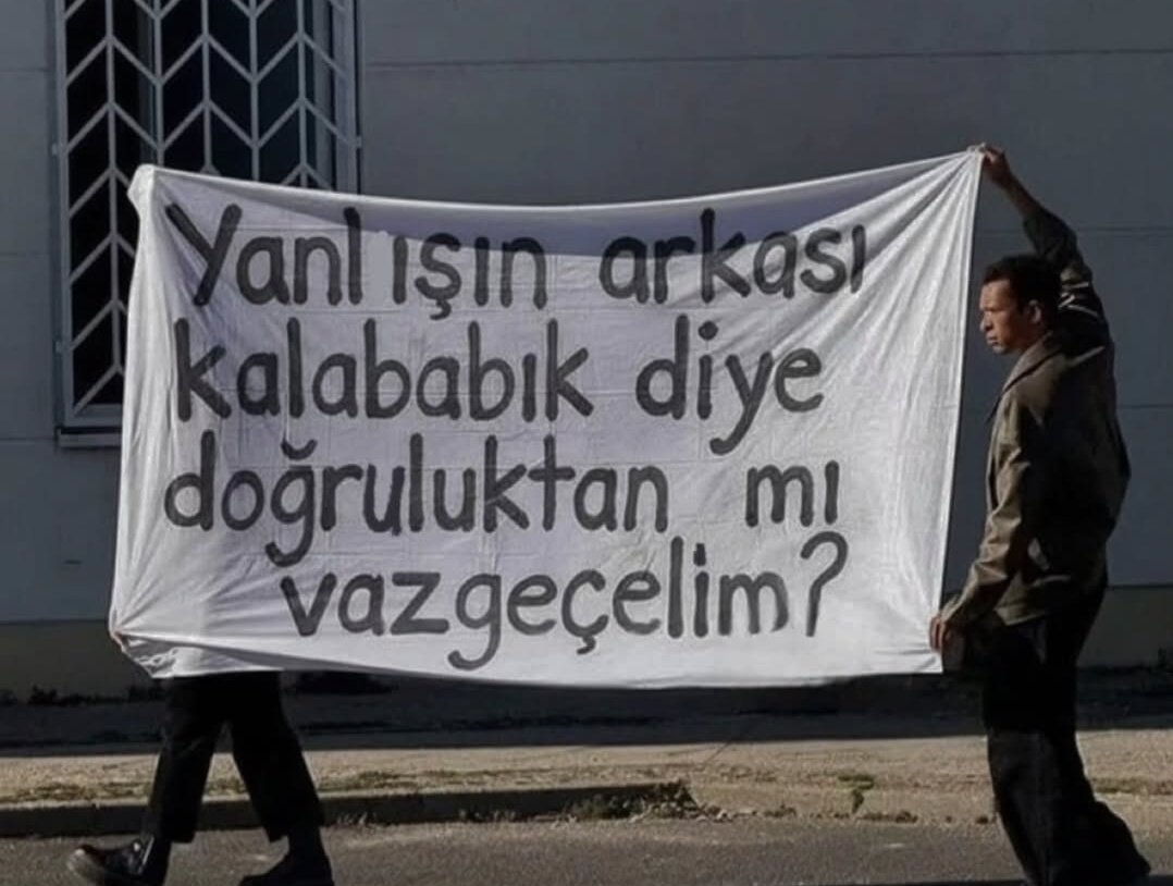"Yanlışın arkası kalabalık diye doğruluktan mı vazgeçelim?"