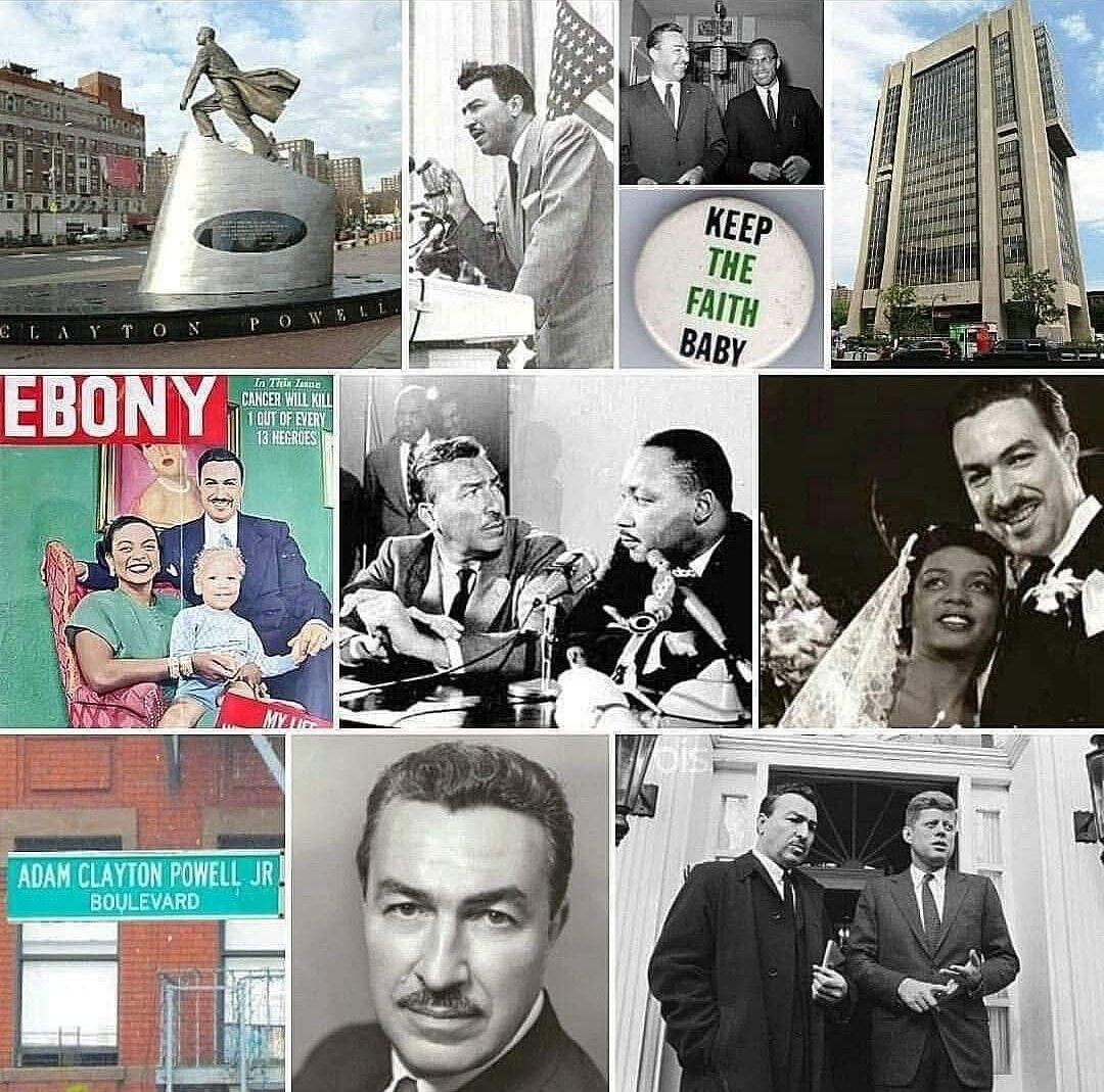 JamesCBGray's tweet image. On this date November 29th in the year 1908 Adam Clayton Powell, Jr. Was born in New Haven,Connecticut.Powell,was an American politician and pastor who represented Harlem, New York City,in the United States House of Representatives (1945–71).

#adamclaytonpowelljr
