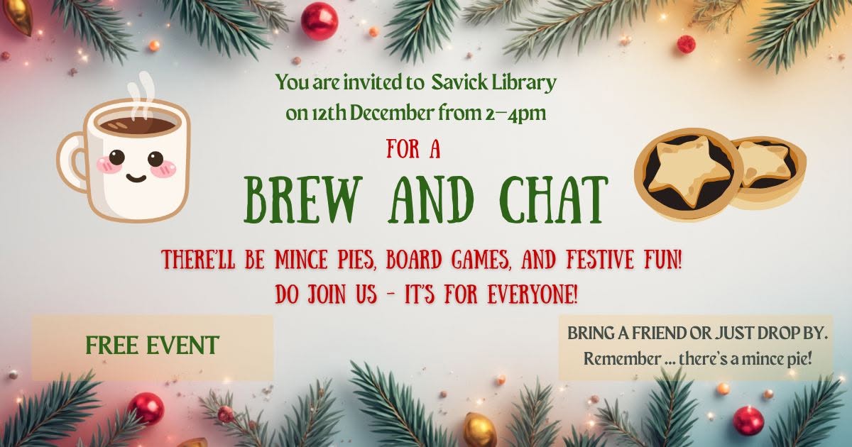 Christmas get together at #SavickLibrary