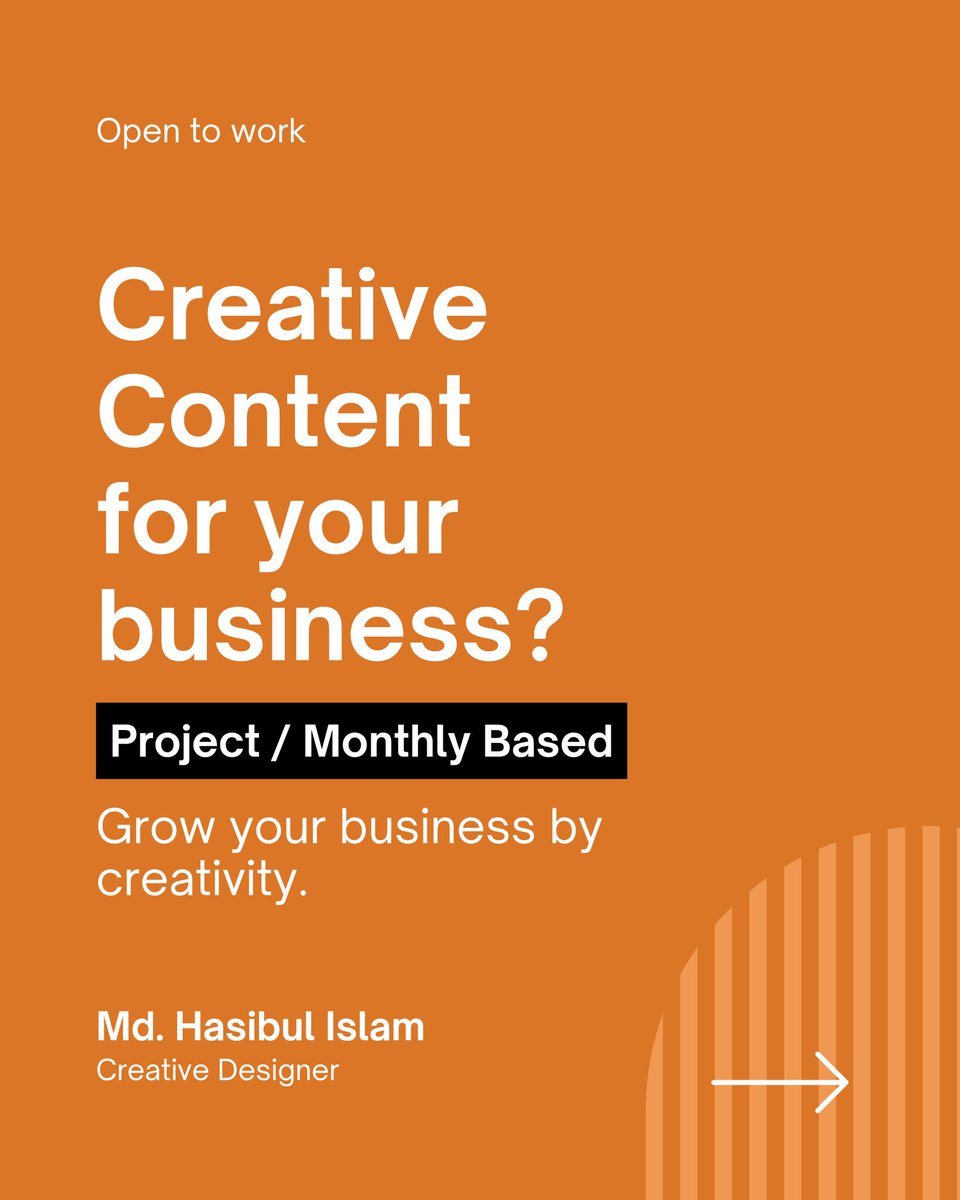 Hasibul1245's tweet image. Level up Your Brand&apos;s Visual Game! 🚀
I’m Md. Hasibul Islam, Creative Designer, and I specialize in:
 ✅ Creative Content &amp;amp; Design
 ✅ Self-Marketing &amp;amp; LinkedIn Assets. 
 ✅ Social Media Marketing: 
DM for service details! 📥
#CreativeDesigner #GraphicDesign #SocialMediaMarketing