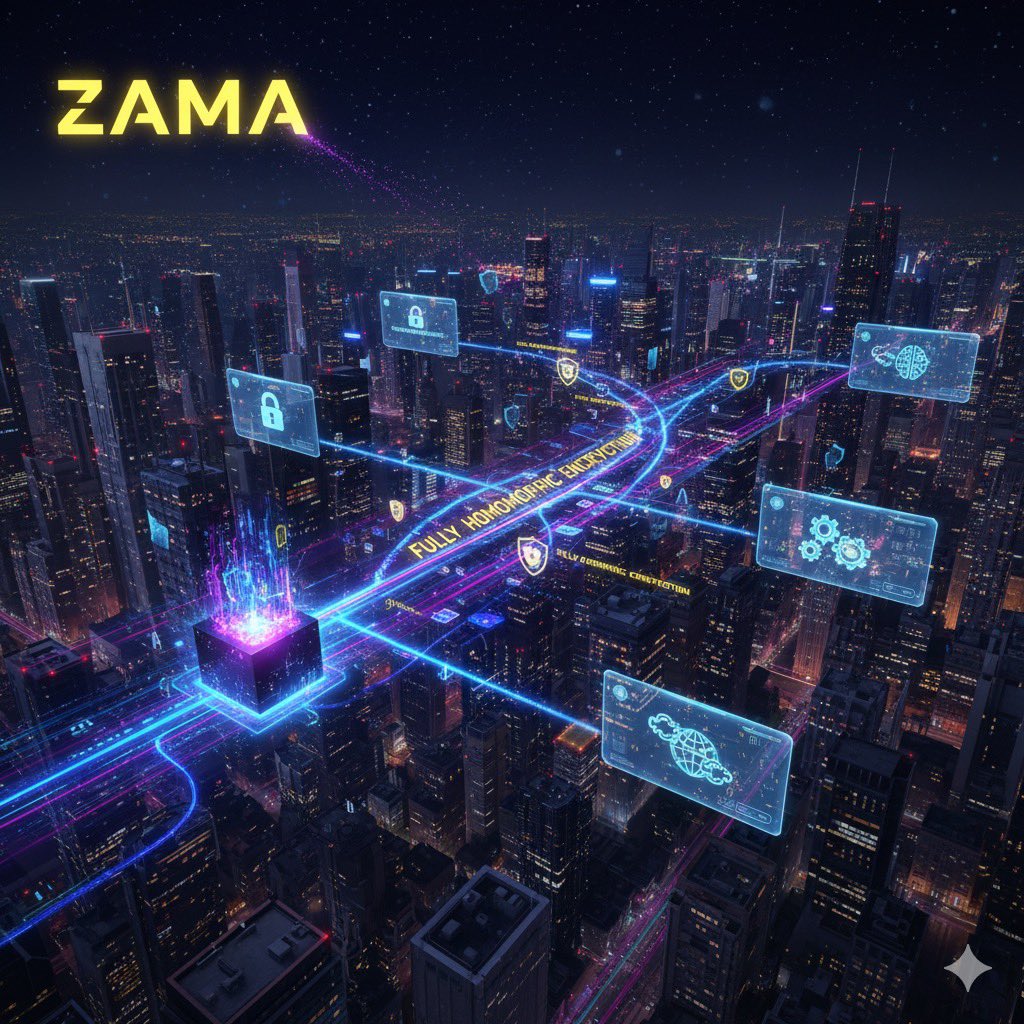 ethx007's tweet image. 2/
What is Fully Homomorphic Encryption (FHE)? 🤔
Imagine a magic black box: You put encrypted data in, it computes, and an encrypted result comes out. No one—not even the box—sees the plain text data! That&apos;s FHE!
#DataPrivacy #Encryption #TechExplained