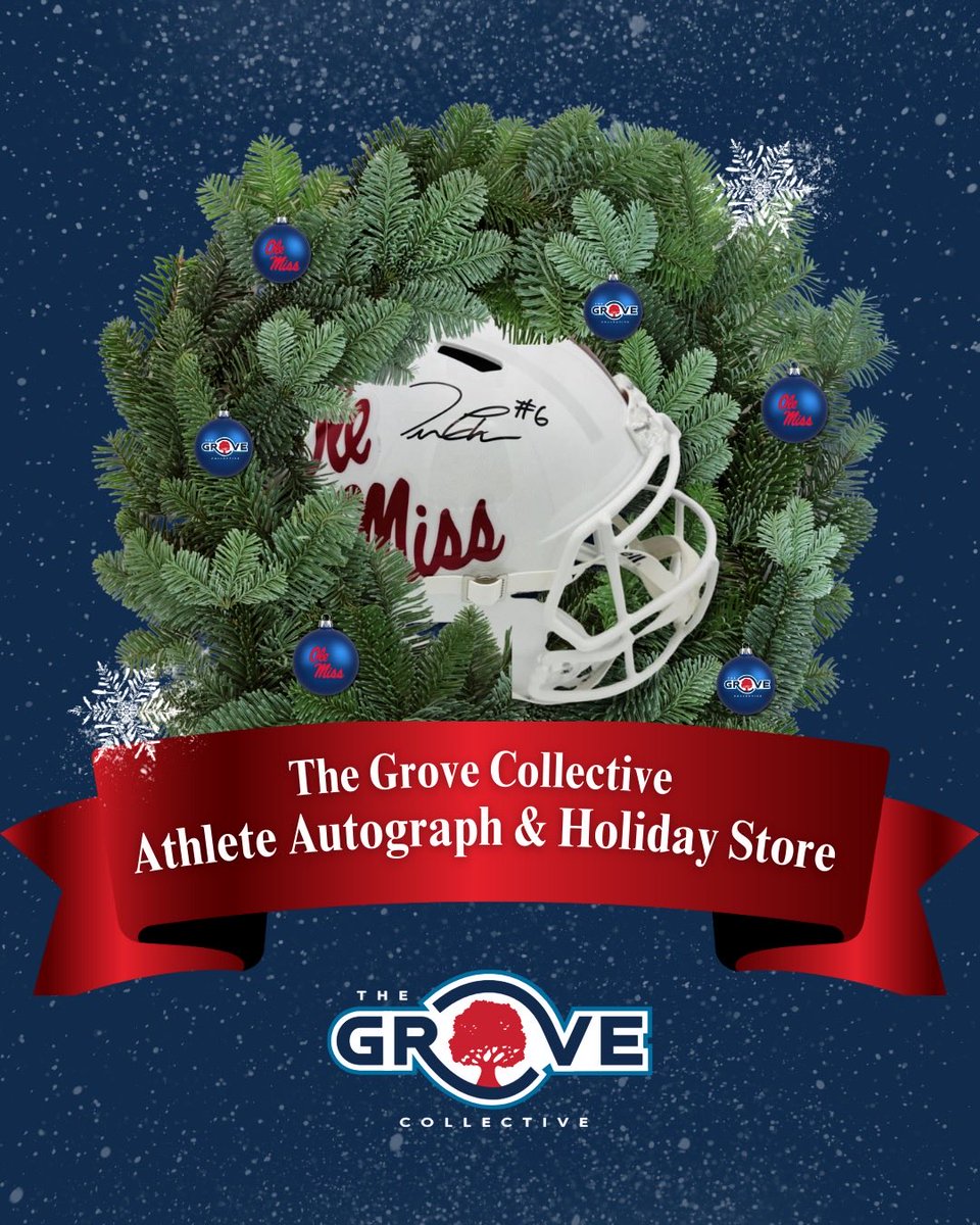 Egg Bowl Champs 🥚🏆 Celebrate this historic season by gifting your favorite Ole Miss fan autographed merchandise from our Ole Miss athletes🏈🏀⚾️ Don’t forget to grab some Grove Collective gear to sport during the postseason!