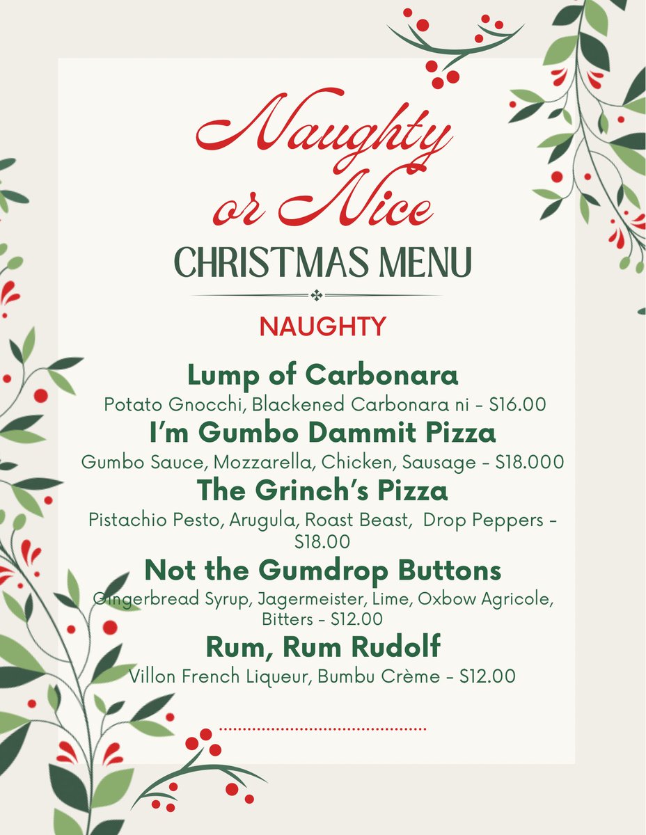 BayouTecheBiere's tweet photo. Not The Gumdrop Buttons Cocktail - like taking a bite of the Gingerbread Man’s leg and washing it down with booze.  Available now at Bayou Teche Brewing Naughty or Nice Christmas
🎅 Pop Up. #gingy #youcantcatchmeimthegingerbreadman #notthegumdropbuttons #brewedonthebayou https://t.co/LNEihhYzNN