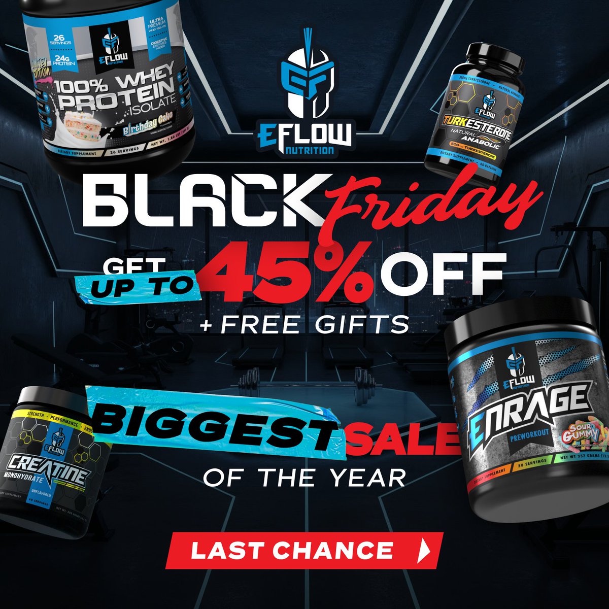 eFlowNutrition's tweet photo. Black Friday (Weekend) Sale 🏴 Get up to 45% off site-wide with code BF2025

https://t.co/8pQgSa7Rpd

#eFlowNutrition #Preworkout #gymmotivation https://t.co/mAlFFFc3Zt