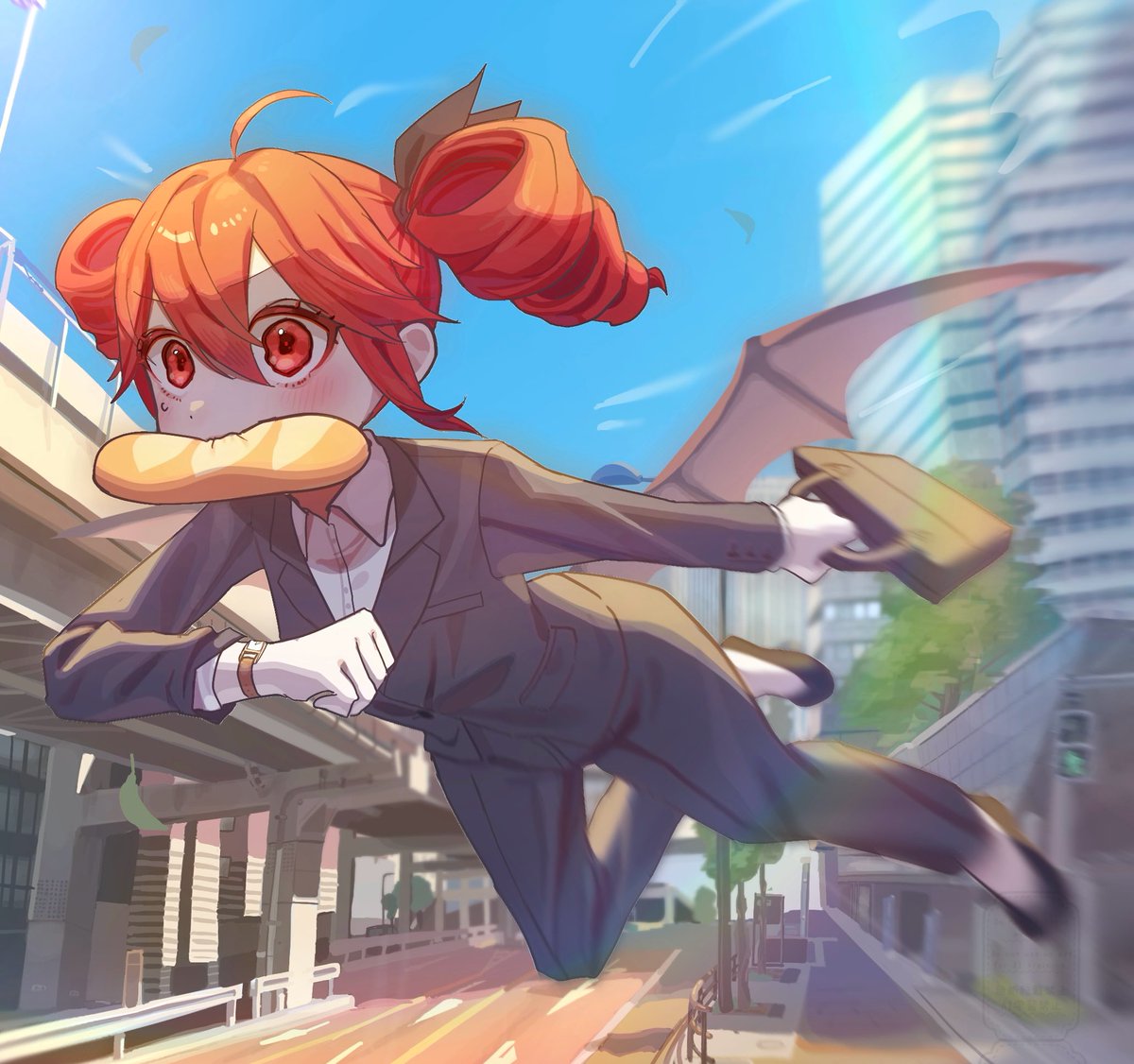 #重音テト 
遅刻💦
⚠️背景模写