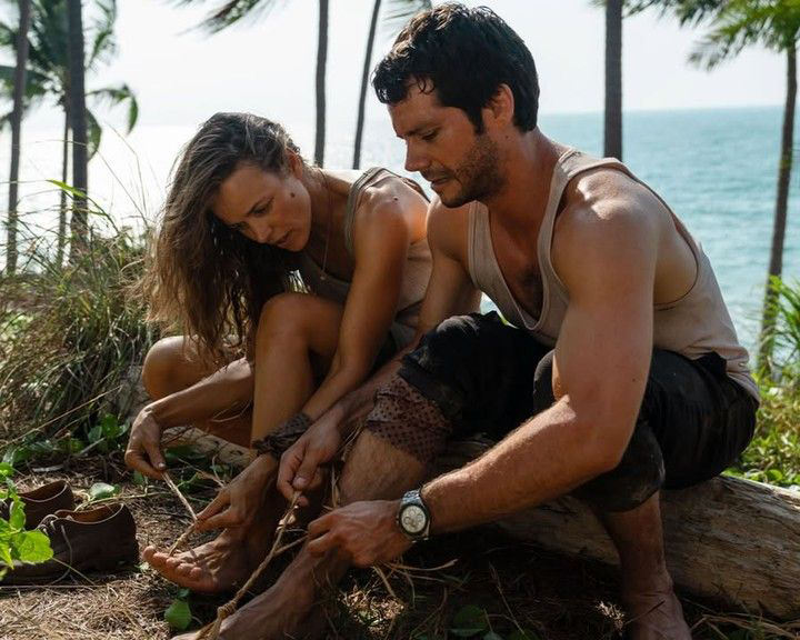 archivdob's tweet image. dylan o&apos;brien and rachel mcadams in send help (2026)