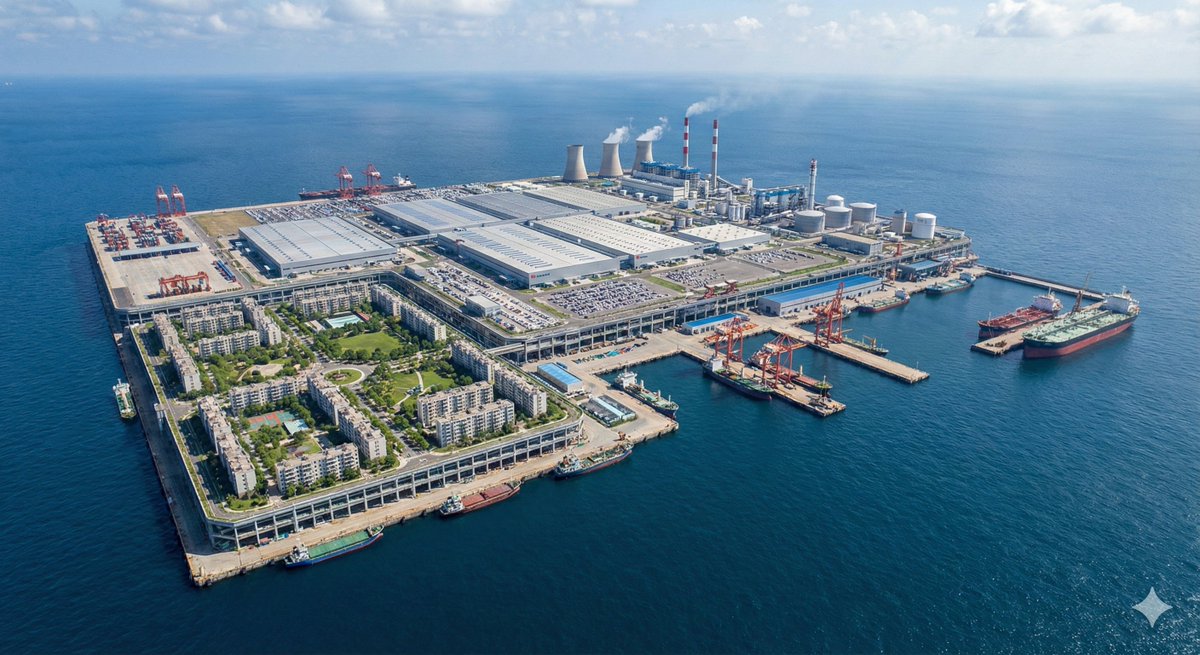 ApoStructura's tweet image. What’s stopping us from building giant factories offshore in international waters?

Little regulation, no permitting, virtually unlimited room.